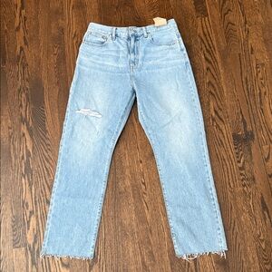 Madewell Light Blue 90’s Straight Leg Jeans